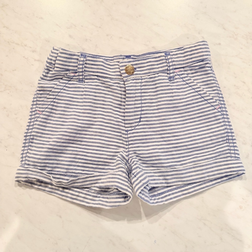 H&M Blue and White Striped Kids Shorts